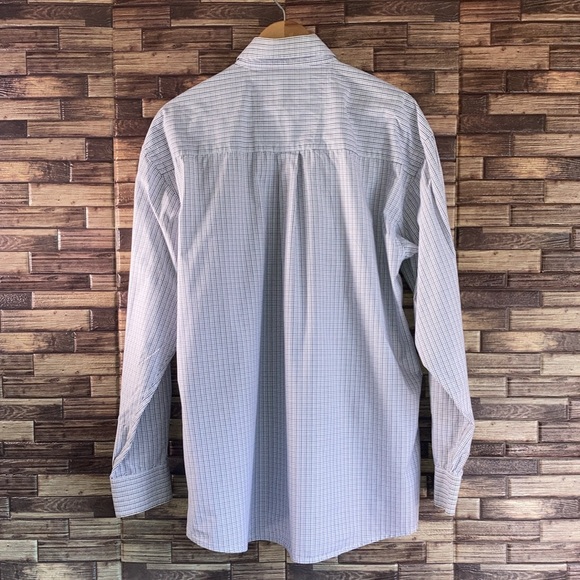 Mens EUC Vtg George Strait Wrangler XXL Western Button Down White Blue Purple - Picture 2 of 8